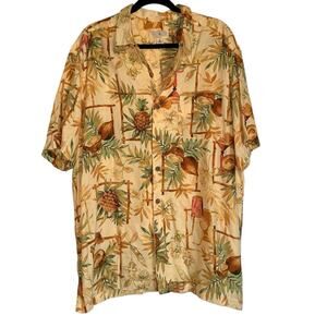 Ocean‎ & Coast Sz XL Hawaiin Print Shirt Coastal Cruise Vacation Beach Party